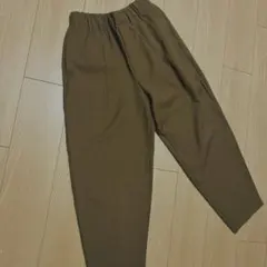 ⭐️美品⭐️GU バギーパンツ　ダークブラウン　ワイドパンツ