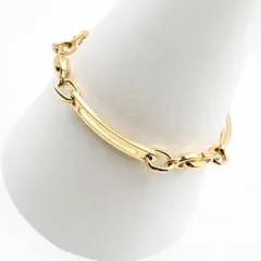3006-6 極美品✨　Dior　ブレスレット　CD ロゴ　ゴールド　希少　刻印