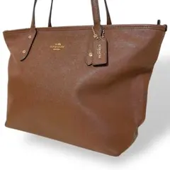 美品 コーチ 大容量 A4収納可能 トートバッグ ショルダーバッグ 肩掛けPVC