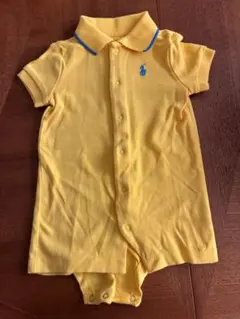 【新品未使用】ラルフローレン ベビーロンパース 59 3M 黄色