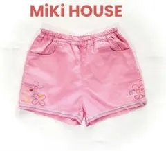 MIKI HOUSE Vintage 花柄刺繍 ショートパンツ 130