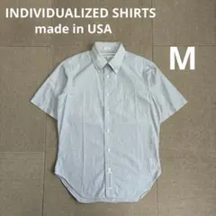 USA製 INDIVIDUALIZED SHIRTS 半袖シャツ M グレーのサムネイル