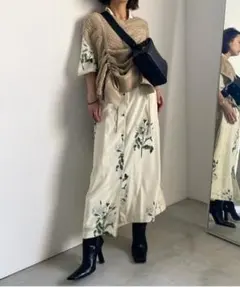 Ameri 2PIECES FLOWER LAYERED DRESS - メルカリ
