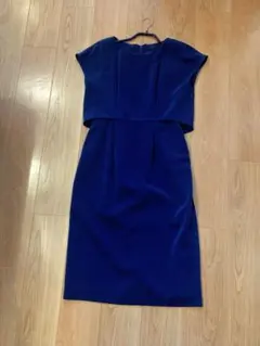 BEAMS HEART ネイビー ノースリーブワンピース M