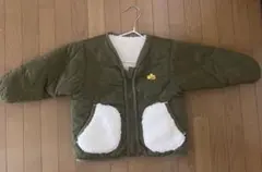 LOGOS キッズジャケット オリーブグリーン　リバーシブル