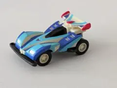 レーシングカー　スポーツカー　プルバックミニカー（ブルー）　レトロ