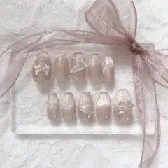 ちゅるん ニュアンス マグフレンチ ピンク 標準サイズ　現品売り　クリスマス