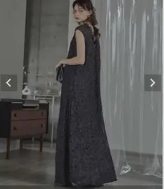 LE’RURE Prism lace A-line dress M longのサムネイル