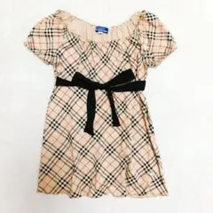 BURBERRY バーバリー ノバチェック カットソー レースリボン y2k