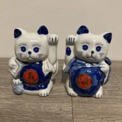 京都伏見人形・初辰猫・丹嘉 『羽織招き猫一対』 - メルカリ