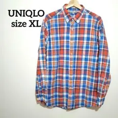 UNIQLO ユニクロ チェックシャツ 長袖 XLサイズ