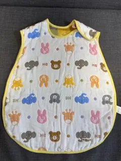 ミキハウス　ホットビスケッツ　動物柄スリーパー