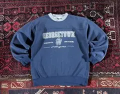 A*様 Lee 90's カレッジロゴ スウェット トレーナー ダークブルー M