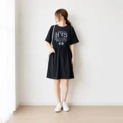 ヒステリックグラマー パイルワンピース ヒスガール 黒 FREEのサムネイル