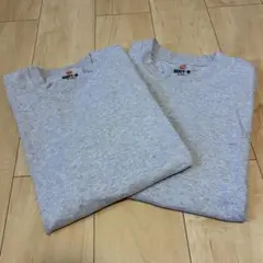 Hanes BEEFY-T ロングTシャツ(XL) グレー