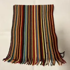 ポールスミス　マフラー　マルチストライプ　Paul Smit ウール100%