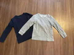 UNIQLOユニクロ極暖ヒートテックコットンワッフルクルーネックTシャツ120