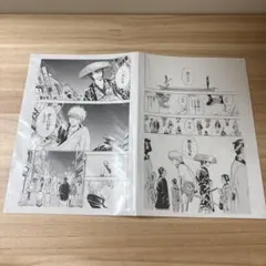 銀魂 複製原稿B ジャンプ博覧会2013 坂田銀時 高杉晋助