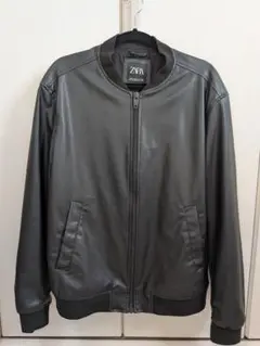 ZARA シングルライダースジャケット