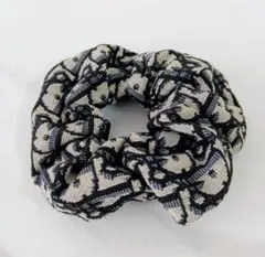 DIOR ディオール　ノベルティ　シュシュ　髪留め　オブリーク　黒