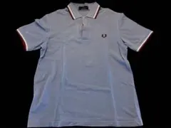 Fred Perry フレッドペリー ライトブルー ポロシャツ