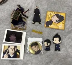 夏油傑 呪術廻戦 アクスタ コースター パシャこれ 置物 缶バッチ ラバスト