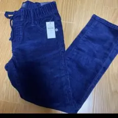 コーデュロイ　GAP ギャップ　120 長ズボン　プルオン　ネイビー