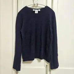 COMME des GARCONS * XS コムコム ネイビー ニット 長袖のサムネイル