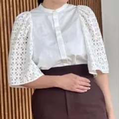 OHGA レースフラワー ホワイト