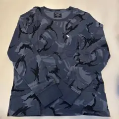 Abercrombie & Fitch 長袖カットソー XS ネイビー迷彩