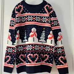 atmosphere クリスマス　セーター　アグリー　セーター　レディース　M