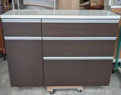 ニトリ Nポスティア120 キッチンカウンター レンジボード ホワイト
