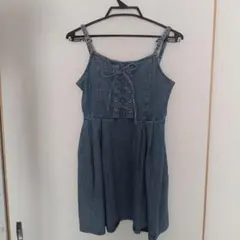 Lovetoxic デニム ジャンバースカート