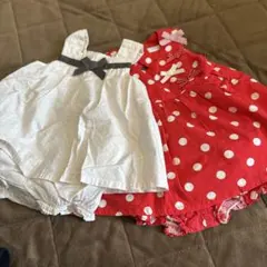 タルティーヌエショコラ　ワンピース　2着セット　ミニーちゃん