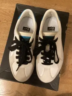 Onitsuka Tiger スニーカー 23.0 cm ホワイト/ブルー