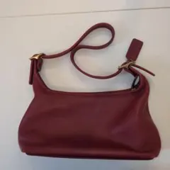 【USA製美品オールドコーチ】COACH 9059 肩掛け ショルダー 赤のサムネイル