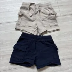 H&M ベビー ハーフパンツ 9-12M 80 2枚セット