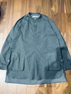 ノンネイティブ　ロングシャツ　nonnative バンドカラー