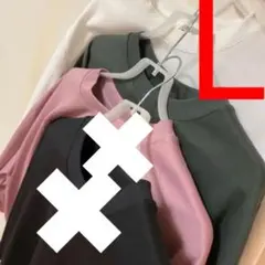 ユニクロU　エアリズムコットンオーバーサイズTシャツ　5分袖　L 2枚セット