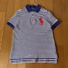 ラルフローレン キッズ ポロシャツ 120 ボーダー ビッグポニー 半袖