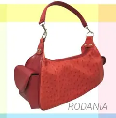 【美品】RODANIA✿ロダニア2WAYバック✿オーストリッチ