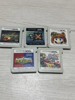 【動作確認済】　ニンテンドー3DS ソフト 5本セット まとめ売り