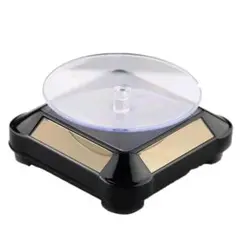 ソーラー式 ターンテーブル 小物 宝石 プラモ 腕時計 ソーラー ディスプレイ用