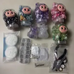 S*Y様 ビーズ・アクセサリー材料セット（多色） 手描きビーズあり