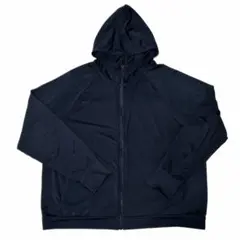 ユニクロ エアリズムUVカットメッシュパーカ リラックス 長袖 ブラック 3XL