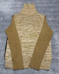 DOLCE & GABBANA アーガイル柄タートルネックセーター 34/48