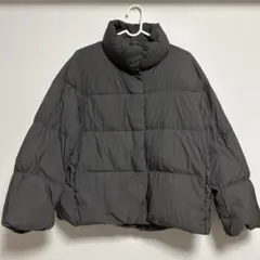 UNIQLO ダウンジャケット S ダークグレー