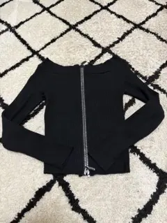 Diable baiser 夢展望 オフショルダーリブ編み Mサイズ