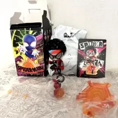新品　ポップマート　スパイダーマン　スパイダーバース　4個セット　POPMART スパイダーマン ポップマート マイルス スパイダーパンク