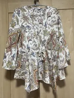 ペイズリー柄 シャツ